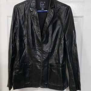 Gap Leather Blazer